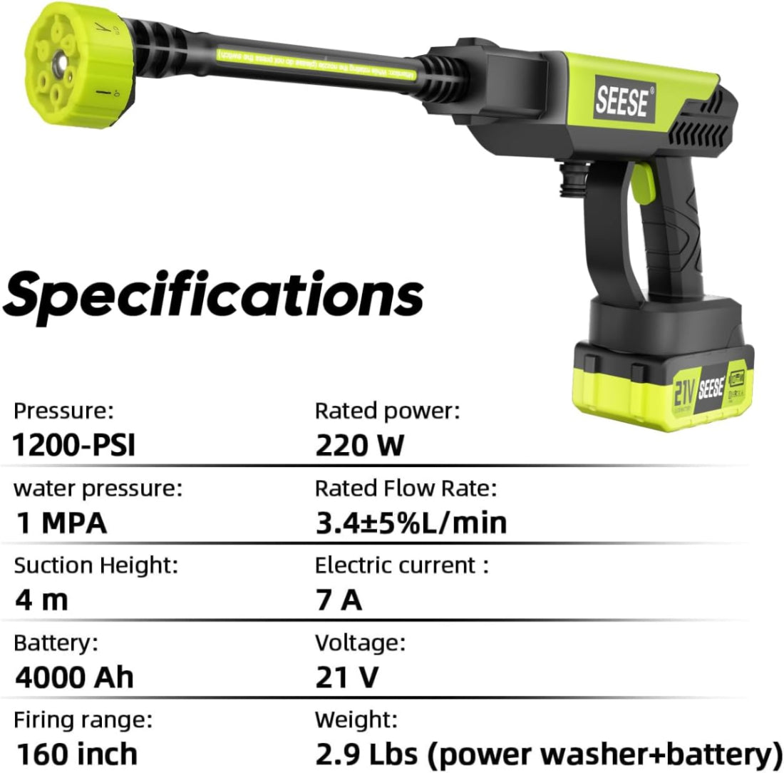 Cordless Power Washer